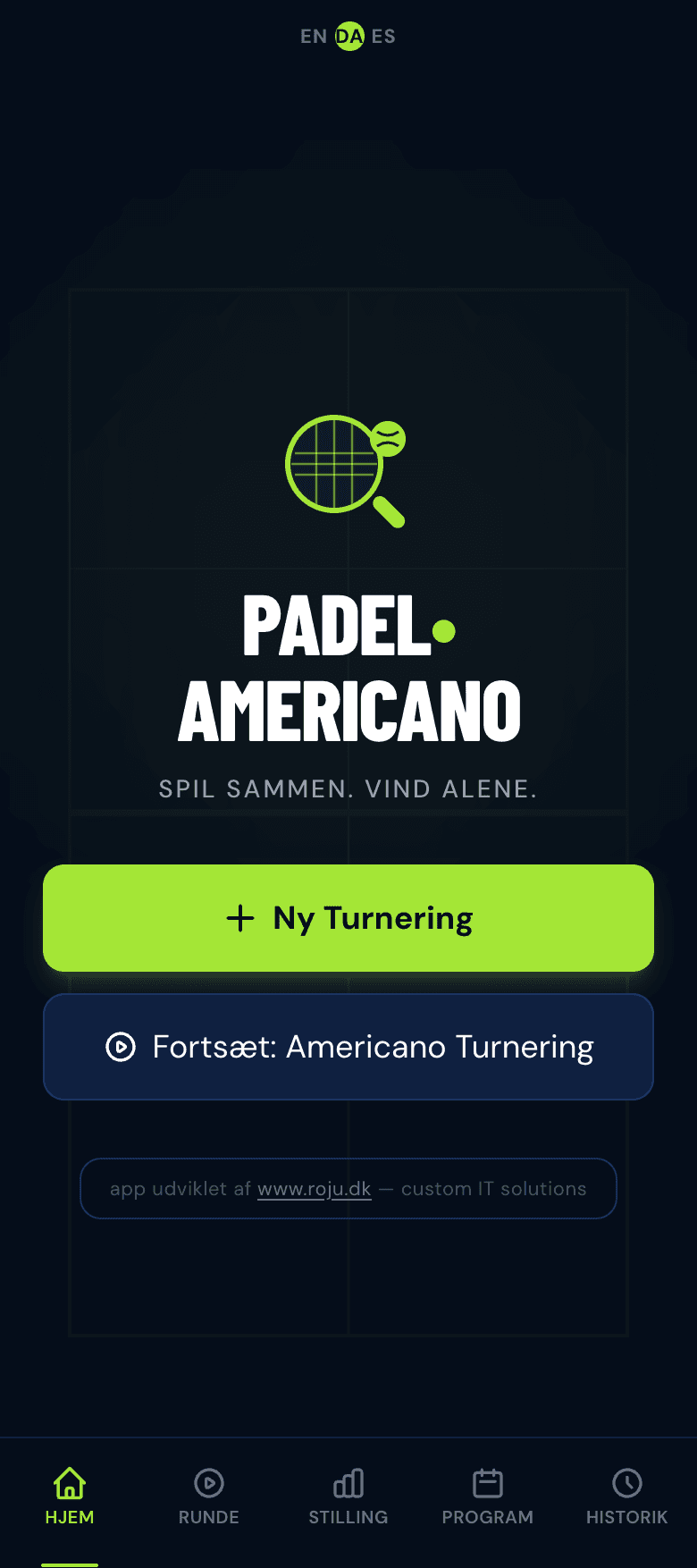 Americano Padel forside